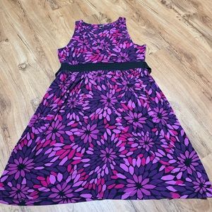 Floral empire waist dress